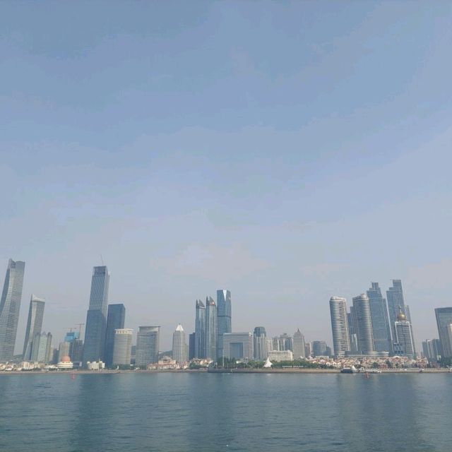 Qingdao, finally walking, relaxing on the beach
