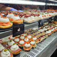 Food paradise in Madrid.