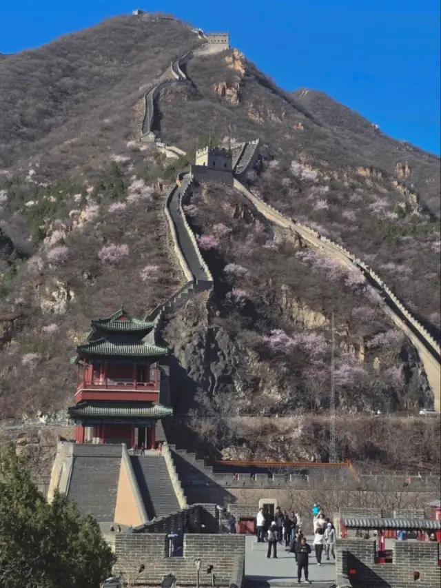 The Closest Section of the Great Wall of China to Beijing.。