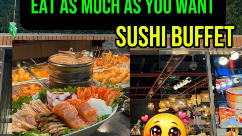 All-you-can-eat! A lavish Asian sushi buffet. — traveler post in Vantaa