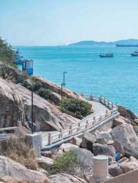 Zhuhai's Wailingding Island is the paper of mountains and seas, and the spring breeze is the ink.
