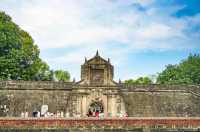 Philippines' ancient castle in the center of Manila city.