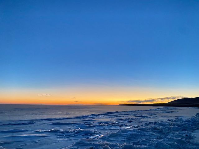 快來看看冬天的青海湖
