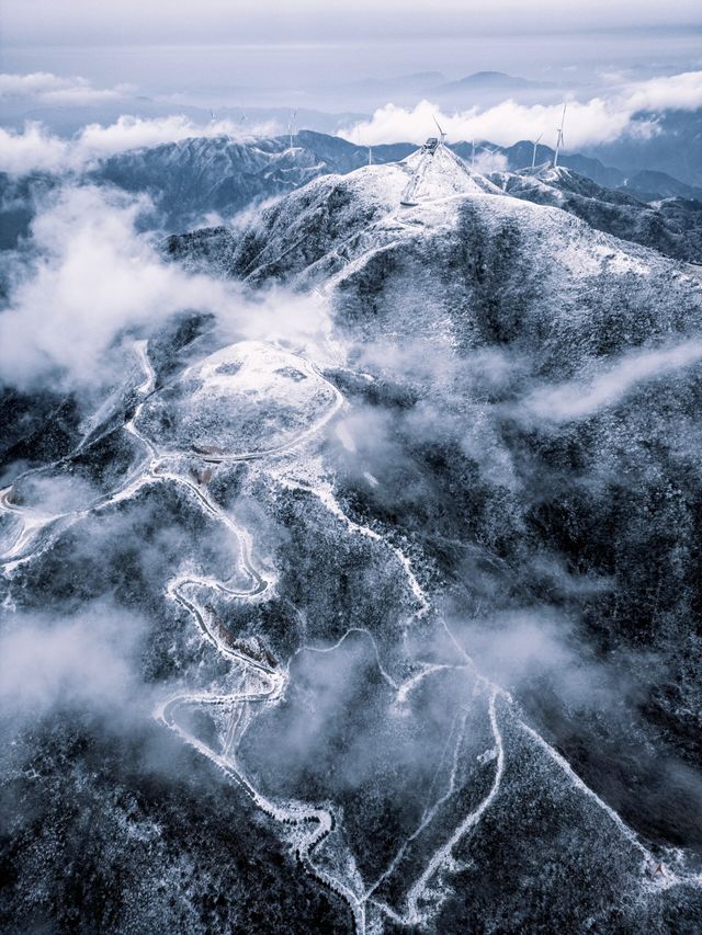 長沙周邊看霧凇｜雲霧山