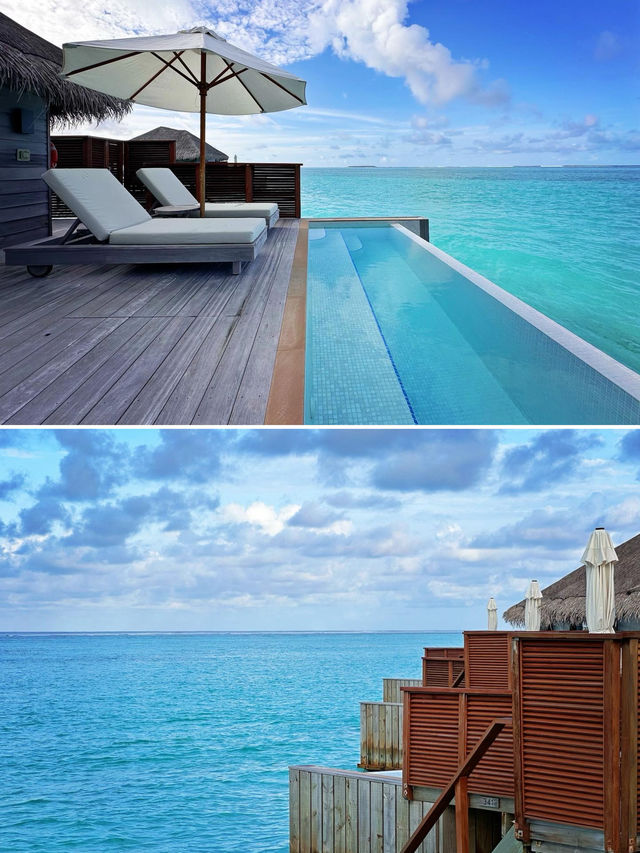 馬爾代夫倫格里島康萊德酒店～超美的日落水上泳池別墅太棒啦！