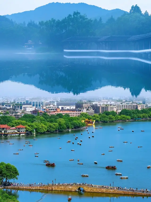 Wow! Hangzhou in April, I was really amazed by this lakewalk route!