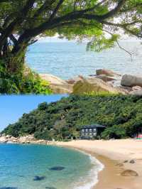 深圳的海真是藍色的