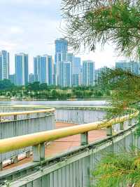在廣州，離地鐵200米的大草坪沿湖碧道！