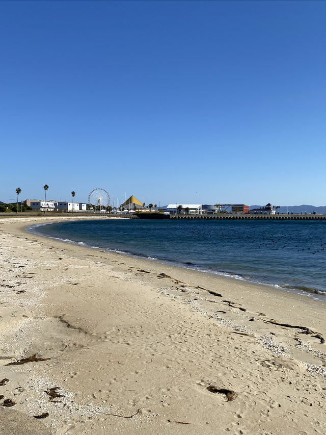 名古屋附近 蒲郡的海