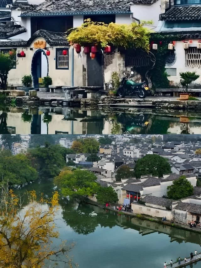 【宏村，水墨畫裡的世外桃源】