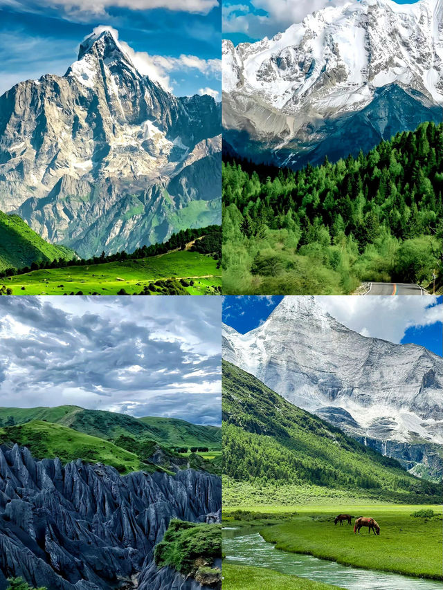 夏天的川西，一點不輸新疆