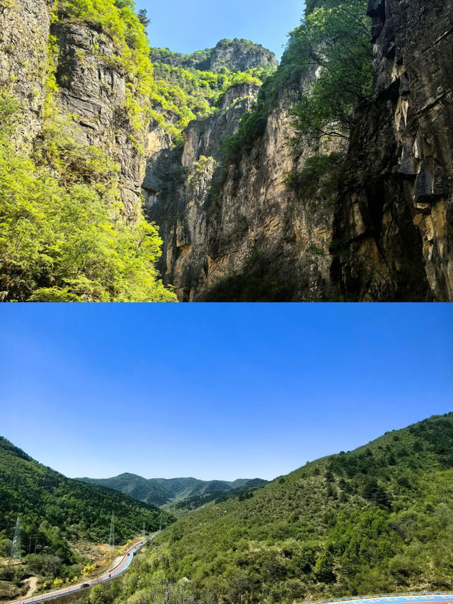 徒步懸崖掛壁公路，探秘北方最震撼嘅山水畫卷！
