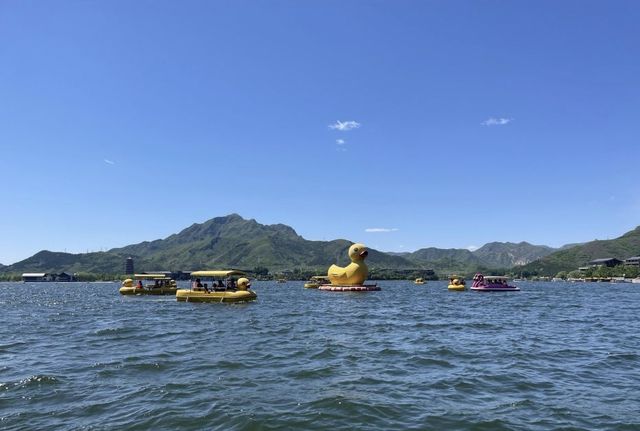 北京·雁棲湖夏日避暑勝地碧水藍天雁棲湖
