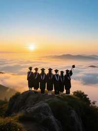 黃山5人兄弟團夏季登山