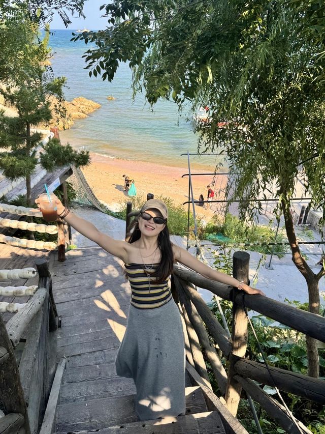 威海旅遊寶藏拍照打卡點同貝殼沙灘🩵