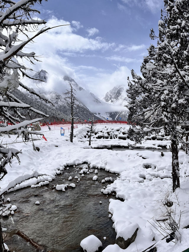 "Breathing in the beauty of Bipenggou - pure, peaceful, and pucture-perfect."