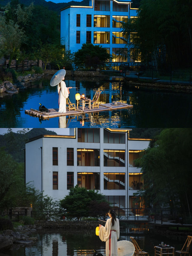 安吉避暑躺平天花板！山頂Villa將山野瀑布搬進夏天