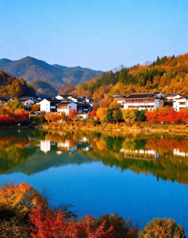 《國家地理》點名的“四川最美村落〞|“小喀納斯〞般的湖光山色