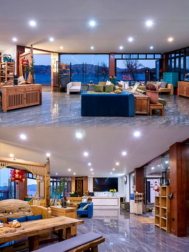 瀘沽湖封神民宿！推窗就是整片藍朴墅全湖景Villa太絕了