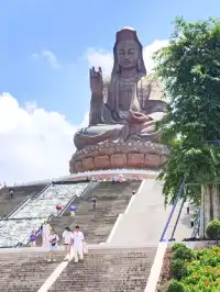 佛山祈福天花板!西樵山南海觀音太治癒了