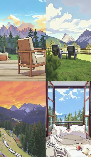 การเดินทางผ่านเทือกเขาโดโลไมต์ | การค้นพบความสงบสุขในอ้อมกอดของเทือกเขาโดโลไมต์ (เวอร์ชันภาพพิกเซล)