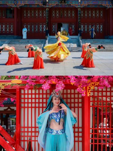Zhongshan Road was taken over by Tang Dynasty people this weekend