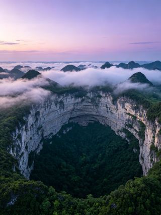 สำรวจใจกลางโลก: เสียงกรีดร้องริมหน้าผา | ภูเขาเมี่ยนฮวาเทียนเคิงในกวางซี สวยงามตระการตาอย่างแท้จริง