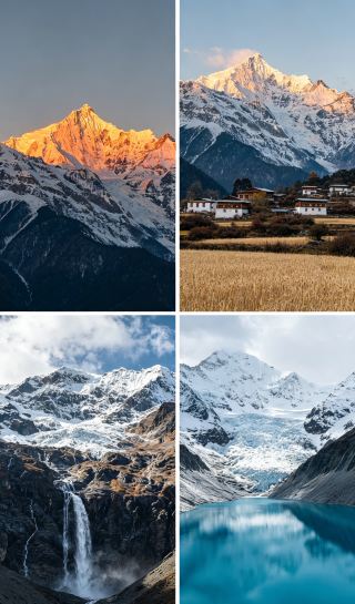  Meili Snow Mountain | Just one glance at the sunrise on the golden peak is worth it