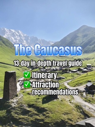 Hassle-free 13-day Caucasus guide, save this!