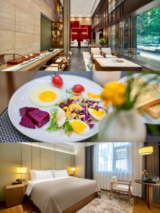 New Chinese style + Peony theme right next to the Luoyang high-speed railway station