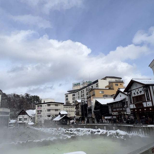 Hot-spring in Kusatsu japan