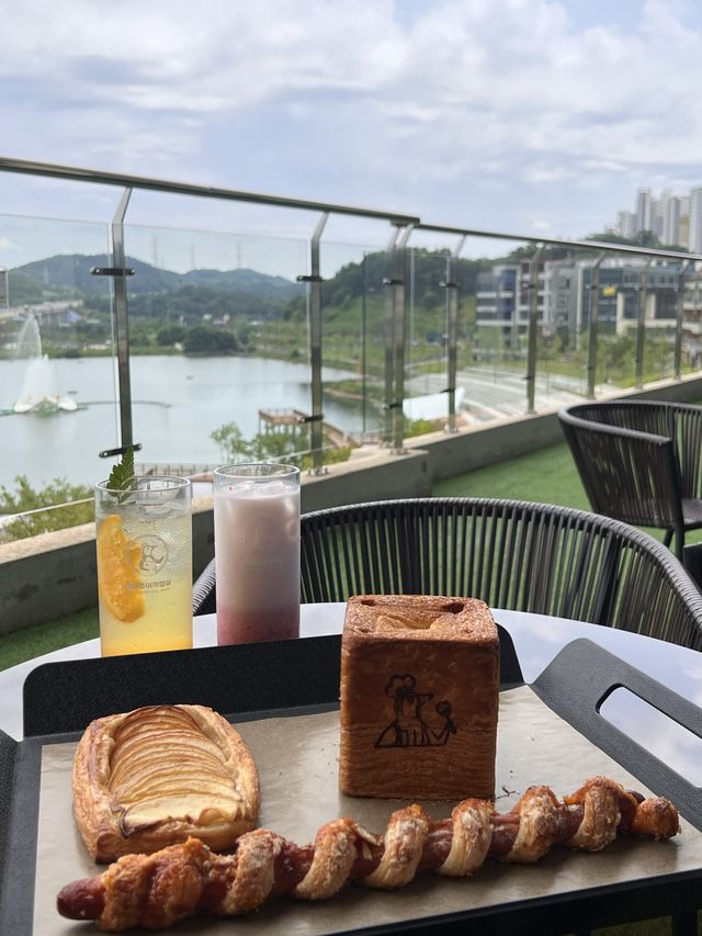 韓国【京畿道】景色最高！広々としたカフェ🐧🩷