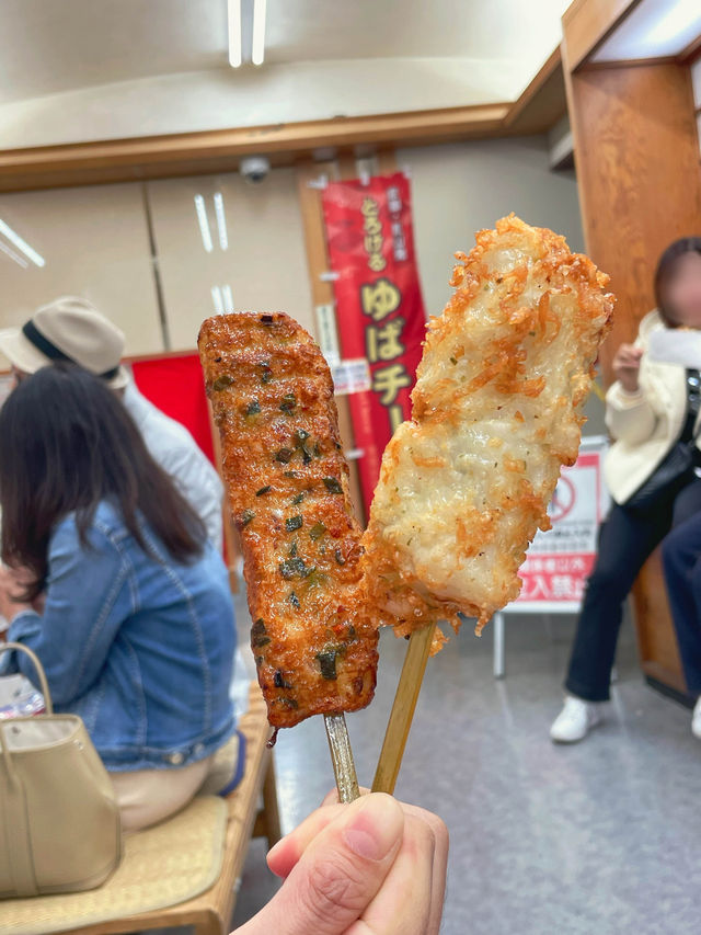 교토 기요미즈데라 주변 어묵바 맛집 바이잔도 (梅山堂)🍢