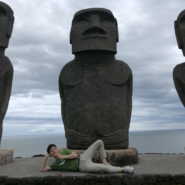 일본에서 만나는 모아이 석상🗿