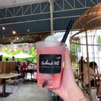 A reviving drink after hiking. #BrogaHill