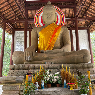 Giant Meditative Buddha of the Grand Temple Statue