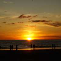 Enjoy sunset at Kota Kinabalu