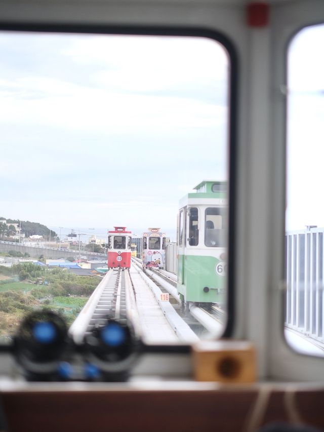 釜山海雲台藍線公園 之天空膠囊列車