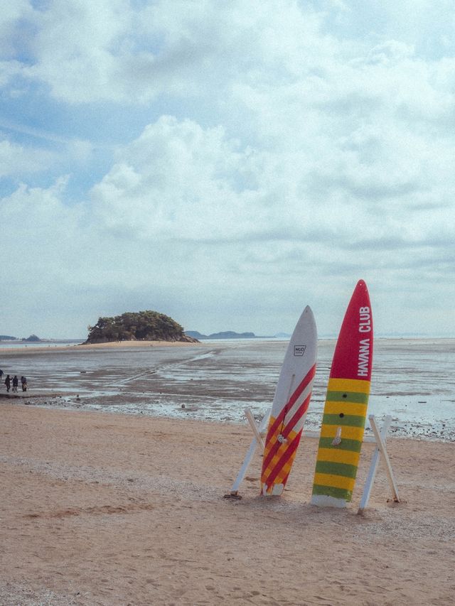 🏖️휴양지같은 바닷가에서 모래놀이를 할 수 있는 카페“뻘다방”