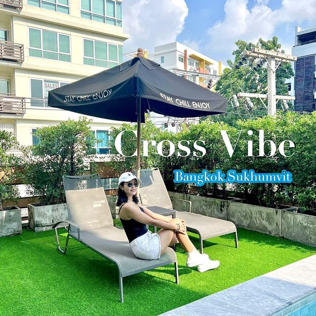 โรงแรมใจกลางเมืองมีออนเซน Cross Vibe Bangkok
