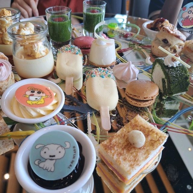 香港美食🍮愉景灣酒店✨蠟筆小生主題超高質下午茶😍