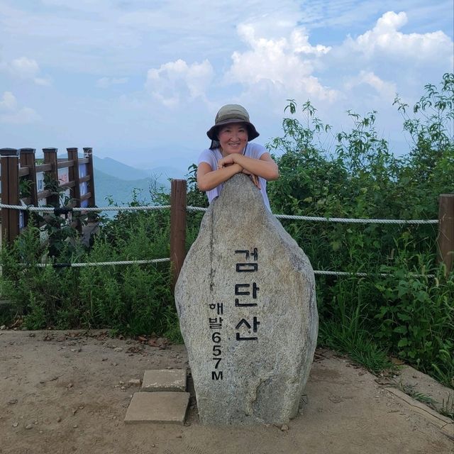 전망, 약수터, 계곡이 멋진 하남 검단산