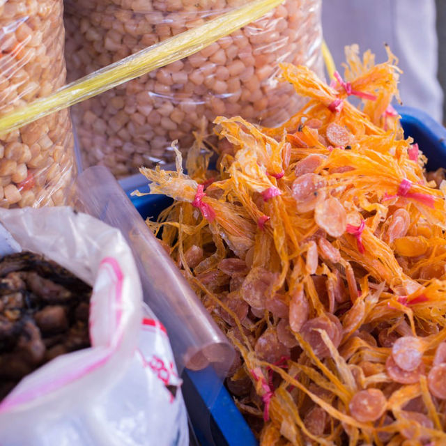 Dried Goods at Kukup Vibrant Market