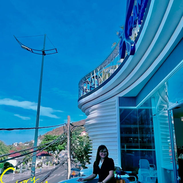 Coffee shop in Vung tau beach city 