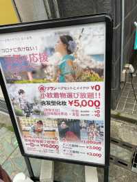 เช่าชุดกิโมโนถ่ายรูปกับซากุระ @Nara Park