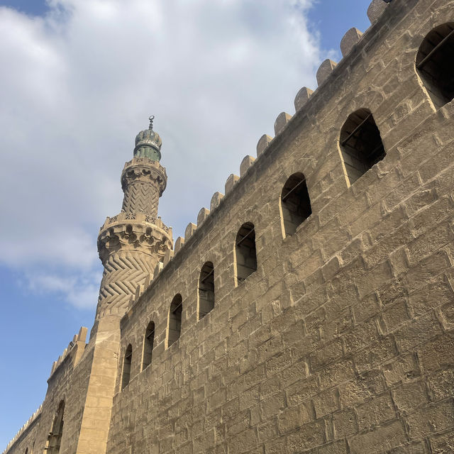 Old historical citadel in Egypt 