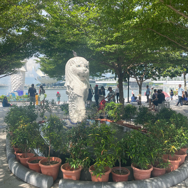【マーライオン公園】定番スポット/シンガポール