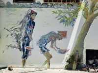 Colourful Street in Ipoh, Art Street