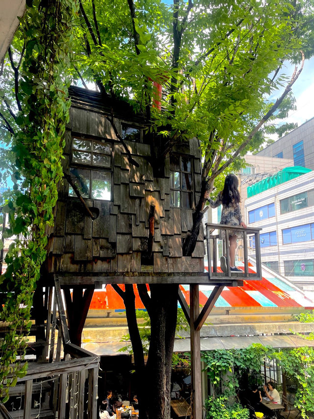 오두막이 있는 카페 ‘성수 할아버지 카페’