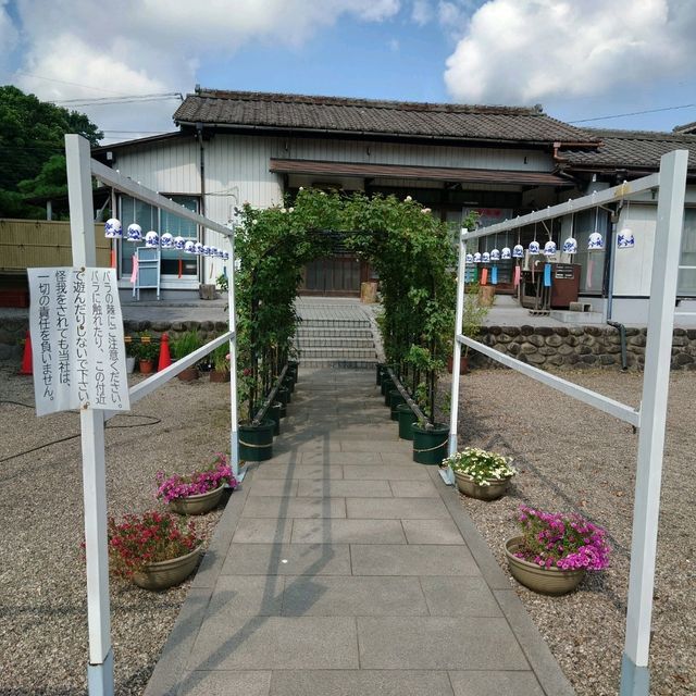 手水舎が見どころの「熊野神社」